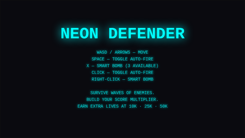 NEON DEFENDER
