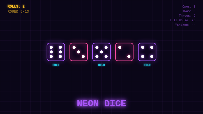NEON DICE
