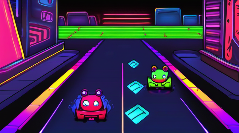NEON FROGGER