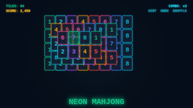 NEON MAHJONG